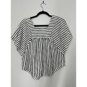 Madewell Texture & Thread Butterfly Top in Isley Stripe XS